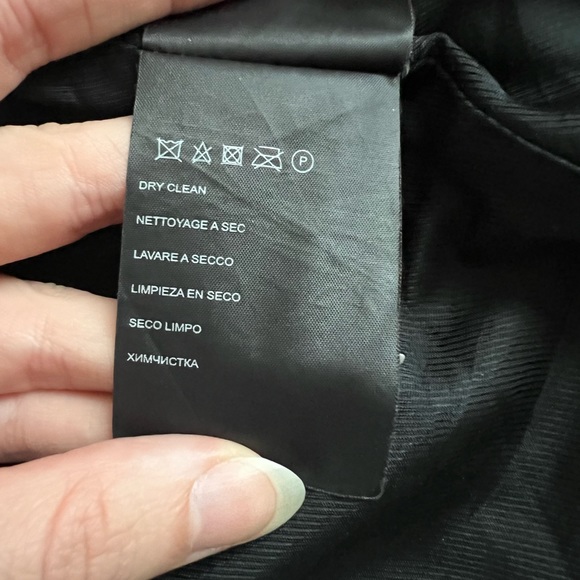 Club Monaco wool-blend boucle coat in dark forest green (size M) - Picture 10 of 10